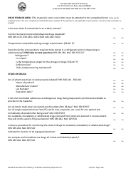Practitioner Dispensing Inspection Form - Nevada, Page 2