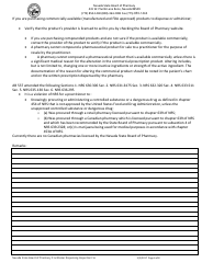 Practitioner Dispensing Inspection Form - Nevada, Page 6