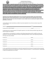 Practitioner Dispensing Inspection Form - Nevada, Page 8