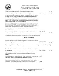 Retail Pharmacy Inspection Form - Nevada, Page 11