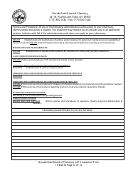 Retail Pharmacy Inspection Form - Nevada, Page 12