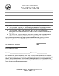 Retail Pharmacy Inspection Form - Nevada, Page 14