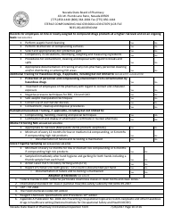 Institutional Inspection Form - Nevada, Page 10