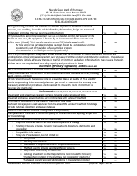 Institutional Inspection Form - Nevada, Page 21