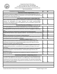 Institutional Inspection Form - Nevada, Page 22