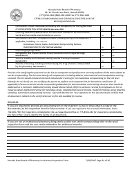 Institutional Inspection Form - Nevada, Page 24