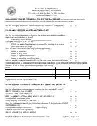 Institutional Inspection Form - Nevada, Page 2