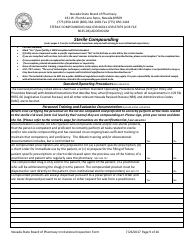 Institutional Inspection Form - Nevada, Page 9