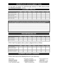 Document preview: August Workplace Assessment Tool - Nevada