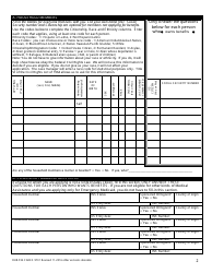 Form DHR/FIA9701 Application for Assistance - Maryland, Page 2