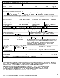 Form DHR/FIA9702 Application for Assistance for One Person - Maryland, Page 2