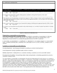 Form DHR/FIA9702 Application for Assistance for One Person - Maryland, Page 6