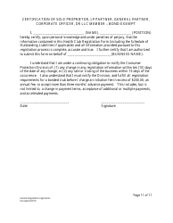 Form HS-R2 General Registration Application - Maryland, Page 11
