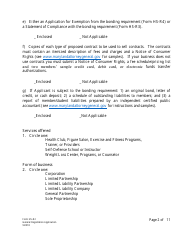 Form HS-R2 General Registration Application - Maryland, Page 2