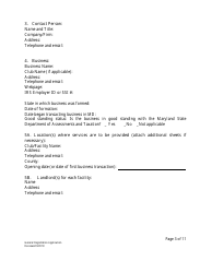 Form HS-R2 General Registration Application - Maryland, Page 3