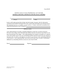 Form HS-R3 Statement of Compliance With Financial Accountability Requirement Under Maryland Commercial Law Code. 14-12b-02(E) - Maryland, Page 3