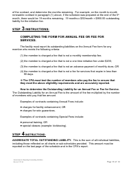 Instructions for Reporting Outstanding Liabilities and Instructions for the Report by a Certified Public Accountant - Maryland, Page 12