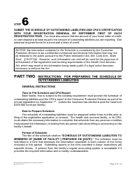 Instructions for Reporting Outstanding Liabilities and Instructions for the Report by a Certified Public Accountant - Maryland, Page 4