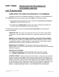 Instructions for Reporting Outstanding Liabilities and Instructions for the Report by a Certified Public Accountant - Maryland, Page 9
