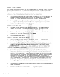 Construction Proposal and Agreement (Projects Over $50,000) - Nebraska, Page 2