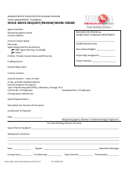 &quot;Space Move Request/Review/Work Order Form&quot; - Nebraska