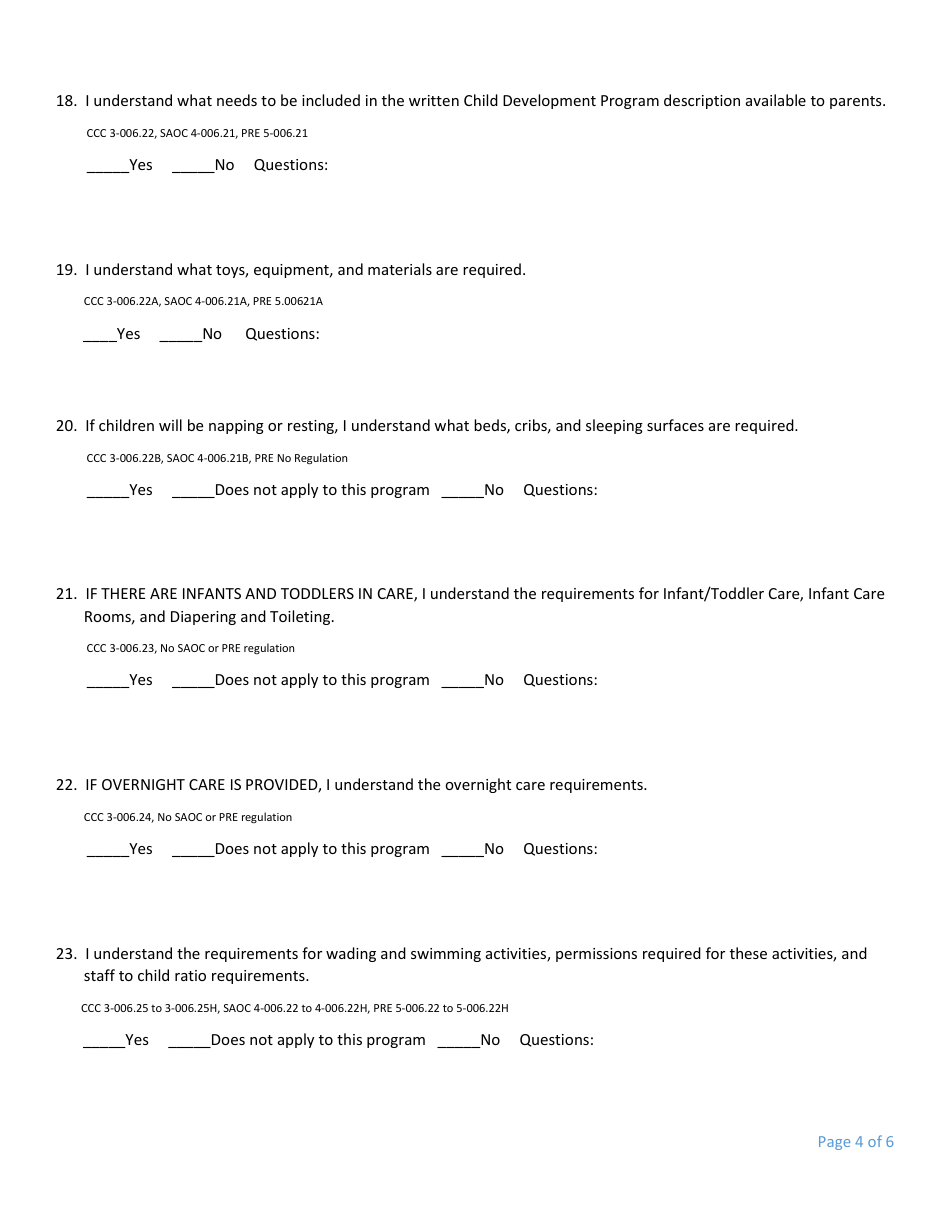 Director Orientation Review: Statements of Understanding - Nebraska, Page 6