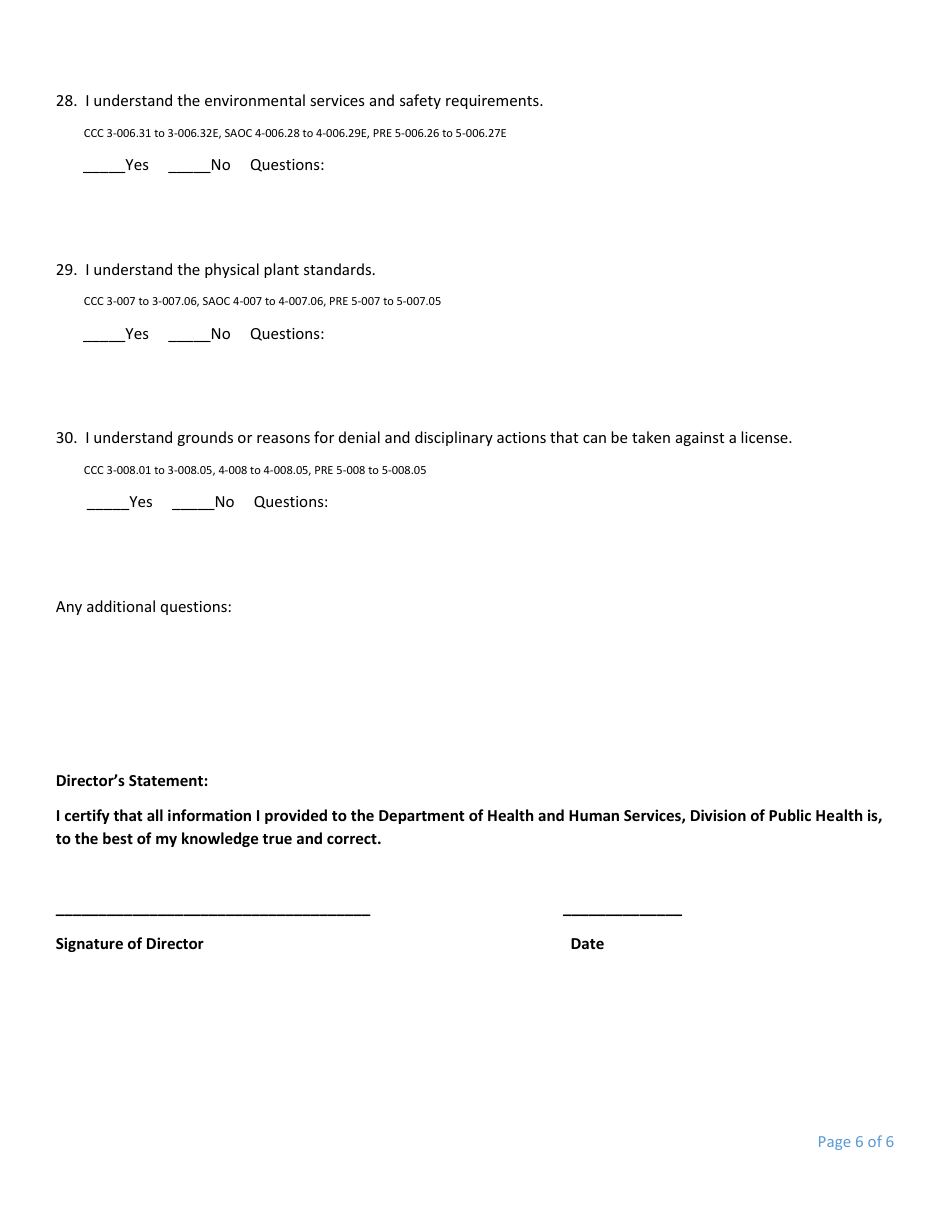 Director Orientation Review: Statements of Understanding - Nebraska, Page 8