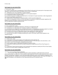 Form RP-552 Verified Statement of Assessor to Board of Assessment Review - New York, Page 2