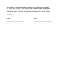 Grazing Lease Agreement Template - Texas, Page 2