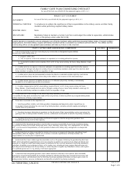 Document preview: DA Form 5304 Family Care Plan Counseling Checklist