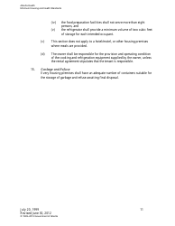 Minimum Housing and Health Standards - Alberta, Canada, Page 11