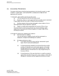Minimum Housing and Health Standards - Alberta, Canada, Page 5