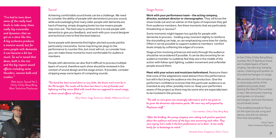 West Yorkshire Playhouses Guide to Dementia Friendly Performances - United Kingdom, Page 11