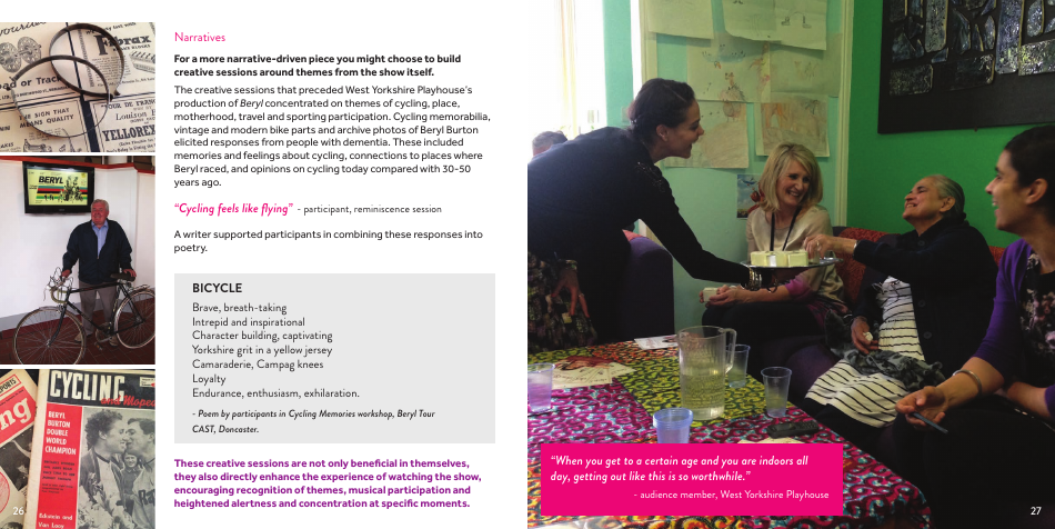 West Yorkshire Playhouses Guide to Dementia Friendly Performances - United Kingdom, Page 14