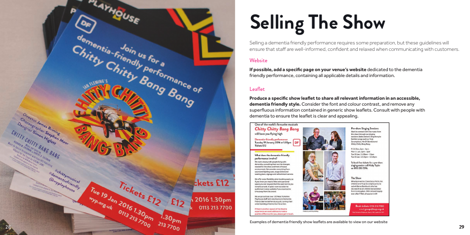 West Yorkshire Playhouses Guide to Dementia Friendly Performances - United Kingdom, Page 15