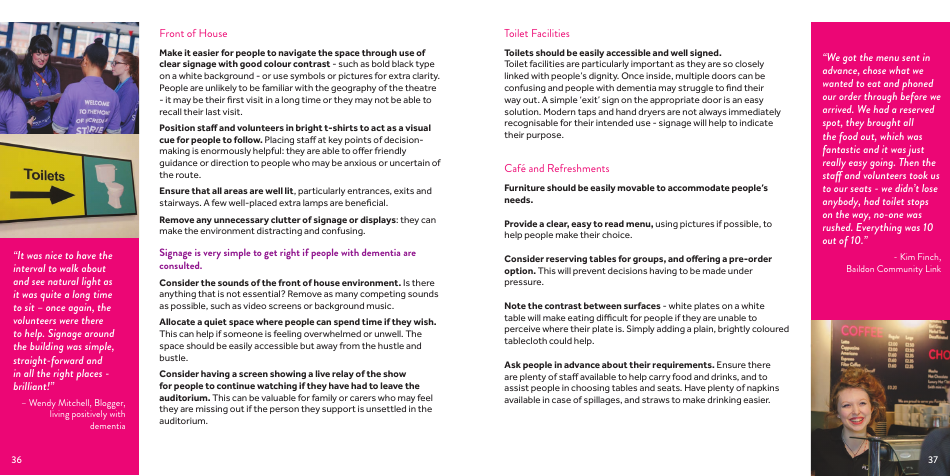 West Yorkshire Playhouses Guide to Dementia Friendly Performances - United Kingdom, Page 19