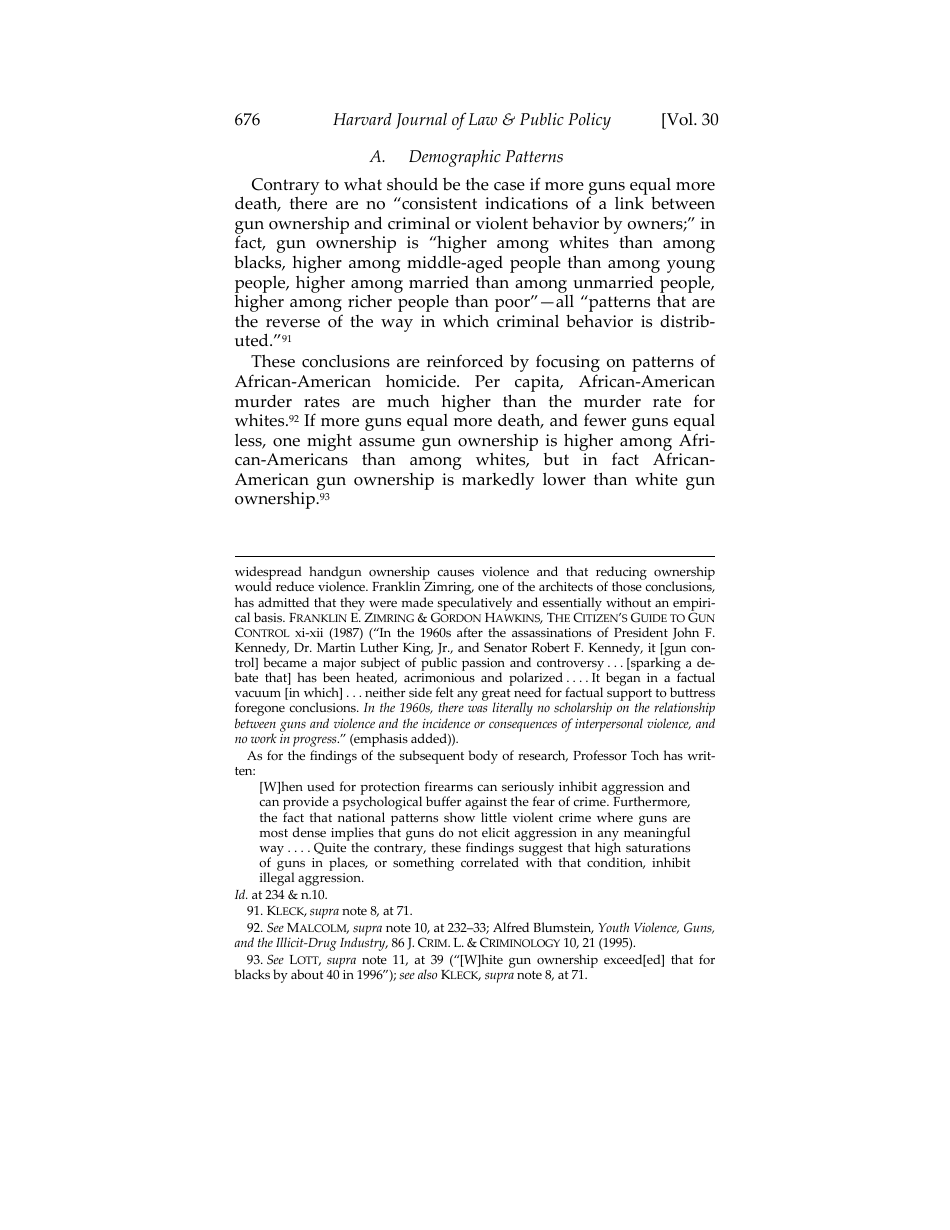 Would Banning Firearms Reduce Murder and Suicide? a Review of International Evidence - Don B. Kates, Gary Mauser, Page 28