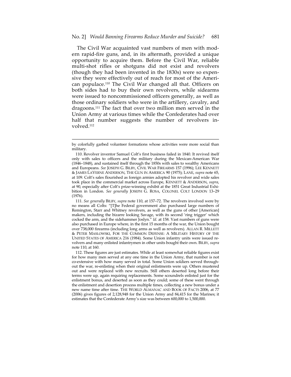Would Banning Firearms Reduce Murder and Suicide? a Review of International Evidence - Don B. Kates, Gary Mauser, Page 33