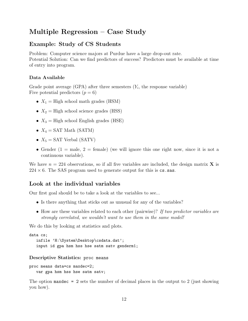 Statistics 512: Applied Linear Models - Topic 3, Page 12