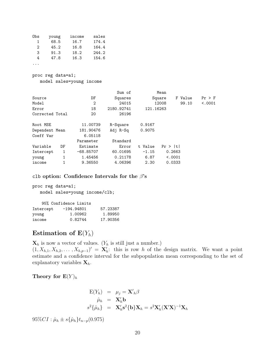 Statistics 512: Applied Linear Models - Topic 3, Page 20