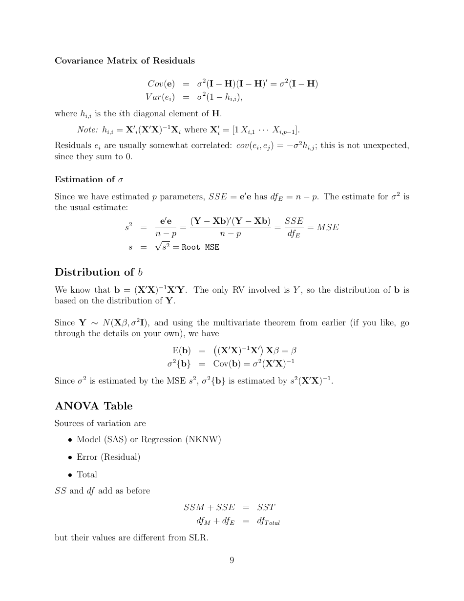 Statistics 512: Applied Linear Models - Topic 3 Download Printable PDF ...