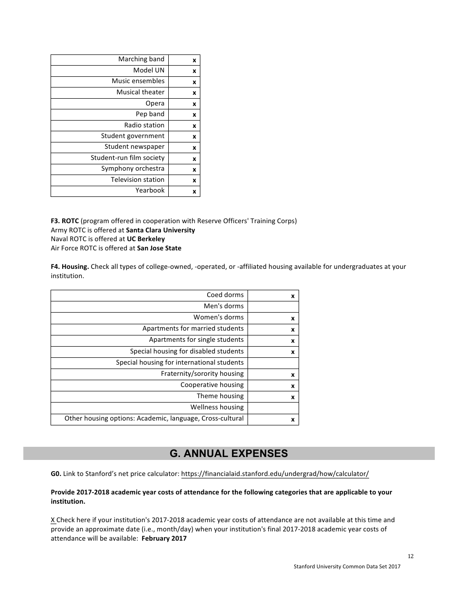 Stanford Cds 2016-2017 - Stanford University Communications, Page 12