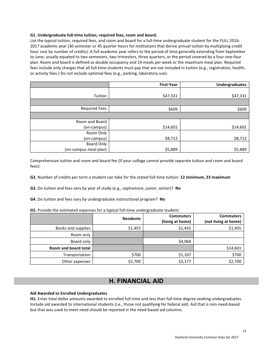 Stanford Cds 2016-2017 - Stanford University Communications, Page 13