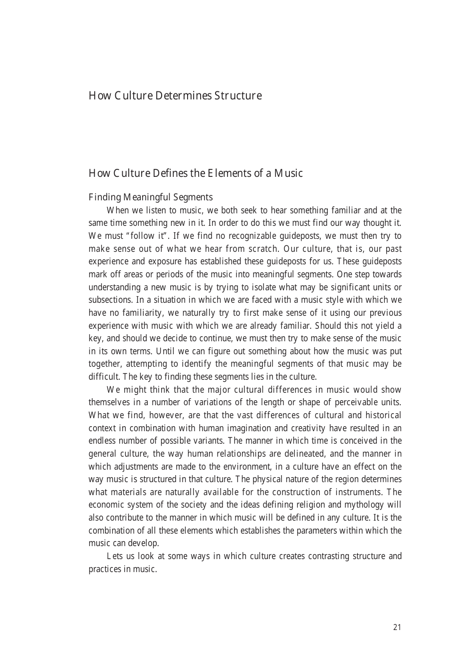 Music: the Cultural Context - Robert Garfias, Senri Ethnological Reports 47 - National Museum of Ethnology, Osaka, Page 23