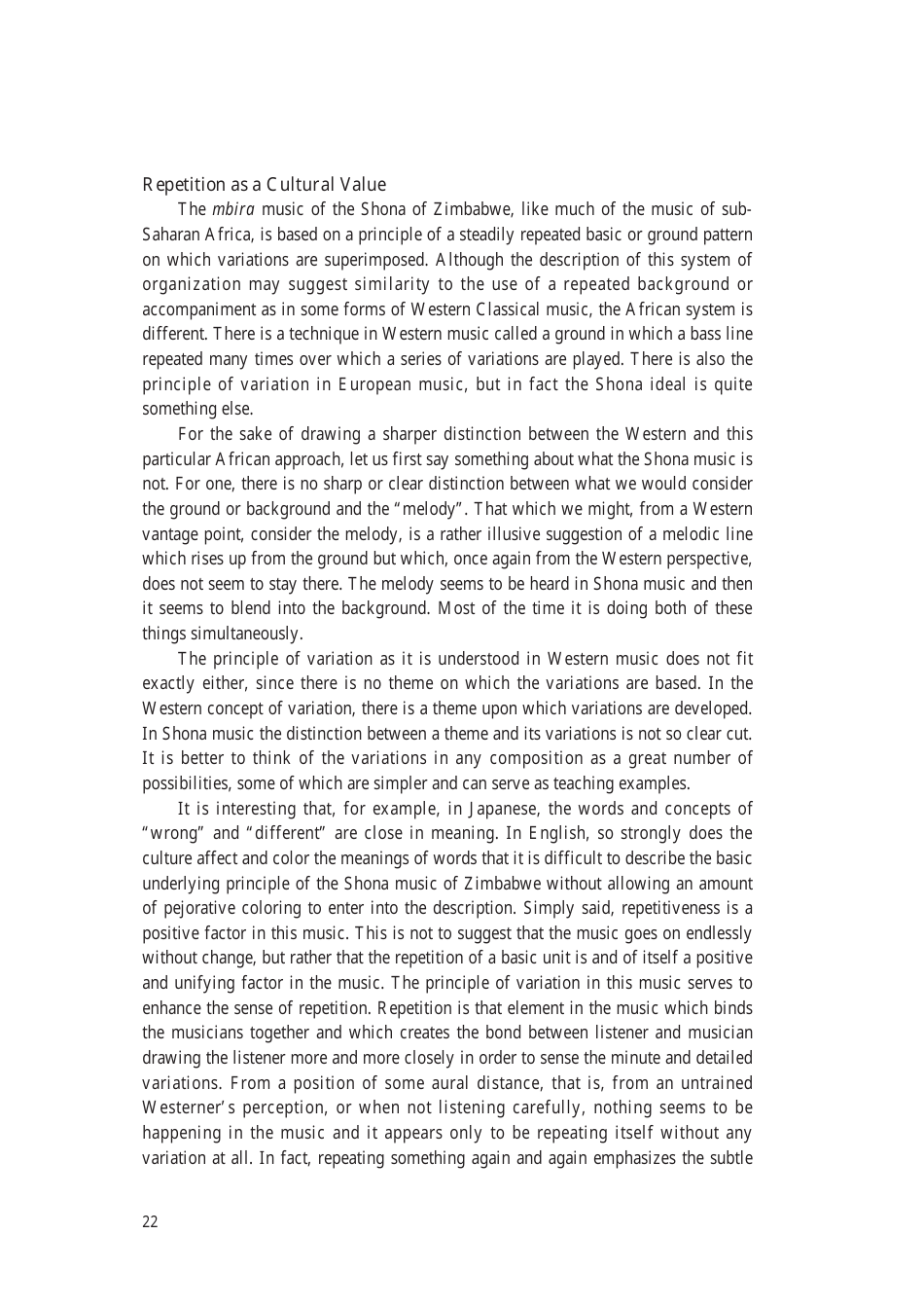 Music: the Cultural Context - Robert Garfias, Senri Ethnological Reports 47 - National Museum of Ethnology, Osaka, Page 24