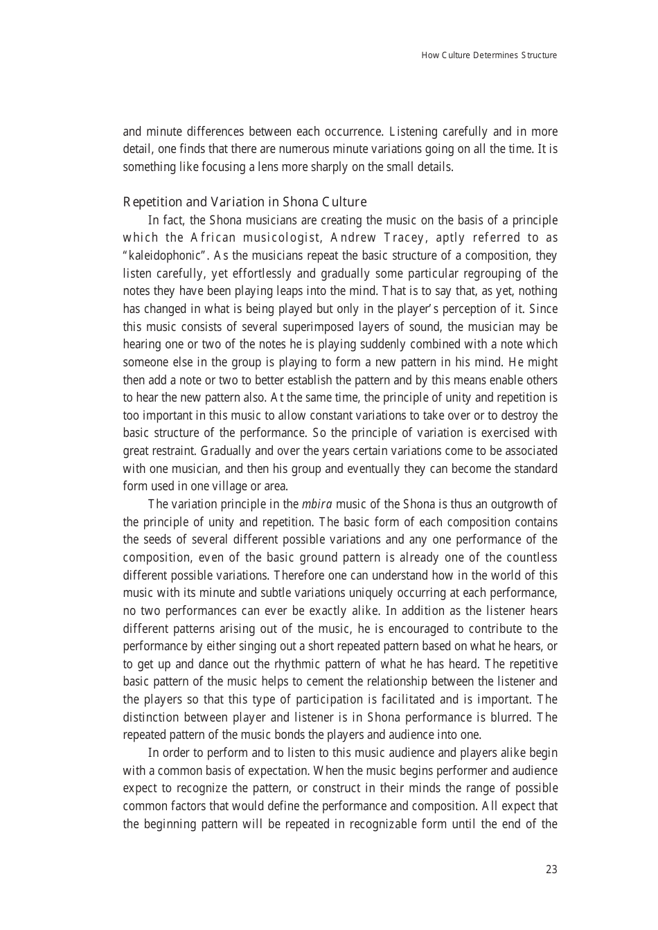 Music: the Cultural Context - Robert Garfias, Senri Ethnological Reports 47 - National Museum of Ethnology, Osaka, Page 25