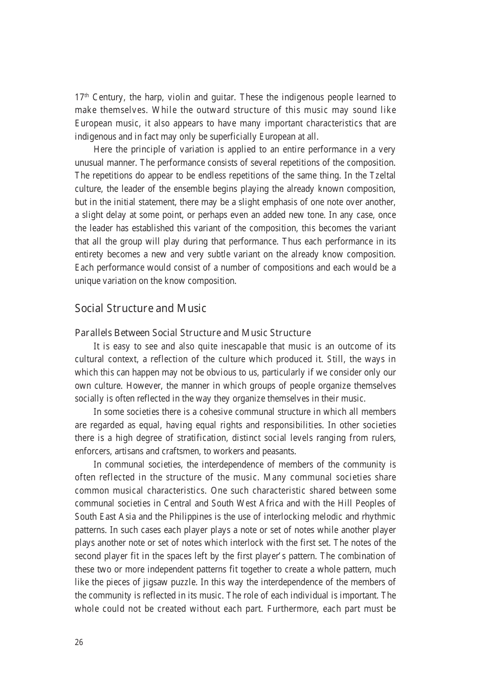 Music: the Cultural Context - Robert Garfias, Senri Ethnological Reports 47 - National Museum of Ethnology, Osaka, Page 28