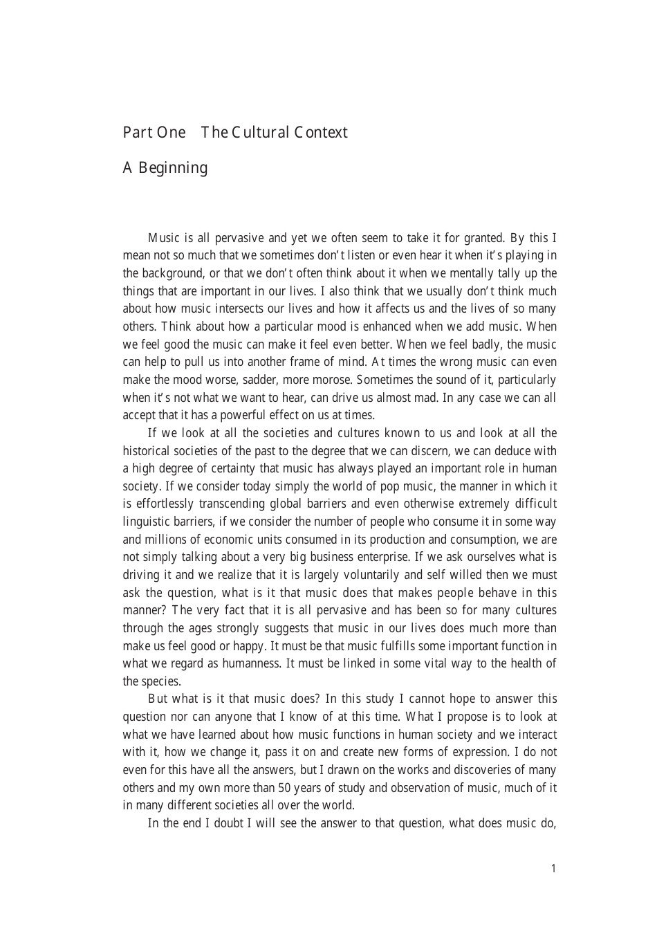 Music: the Cultural Context - Robert Garfias, Senri Ethnological Reports 47 - National Museum of Ethnology, Osaka, Page 3