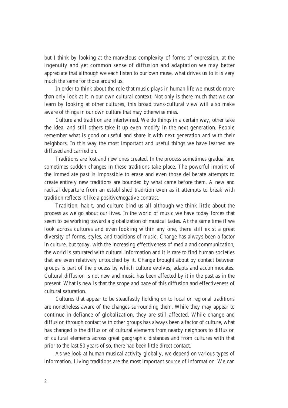 Music: the Cultural Context - Robert Garfias, Senri Ethnological Reports 47 - National Museum of Ethnology, Osaka, Page 4