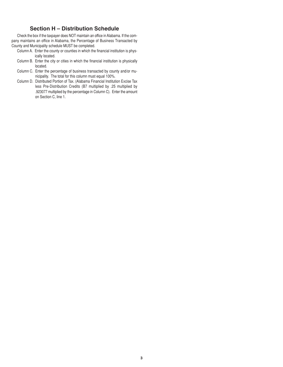 Instructions for Form ET-1 Schedule EC Business Credits - Alabama, Page 3